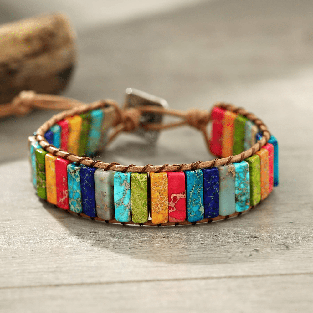 7 chakra healing bracelet-Attract Health - ourlovejewelry
