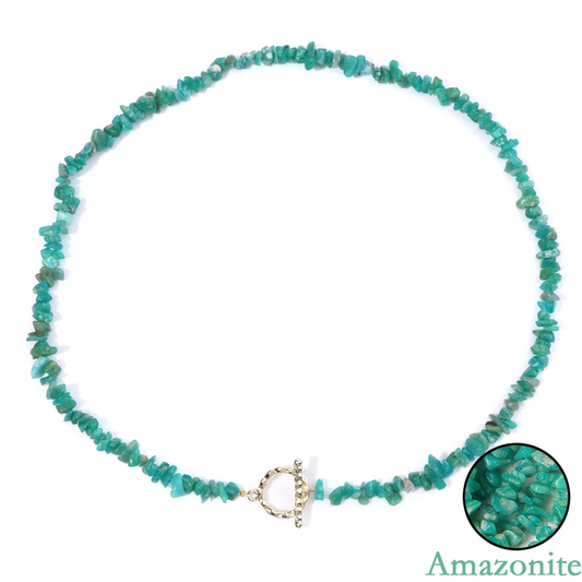 Amazonite Necklace-Wealth&Luck&Success