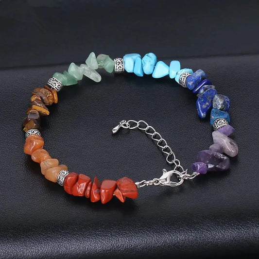 Natural 7 Chakra Bracelet-Boost Spiritual&Physical Healing