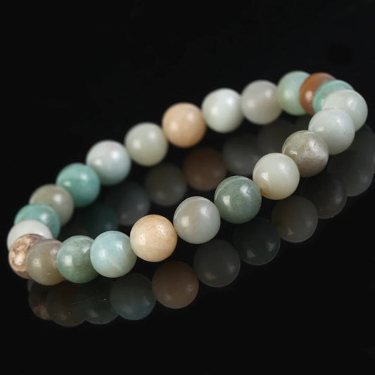 Amazonite Crystal Bracelet-Promoting ease Your Anxiety