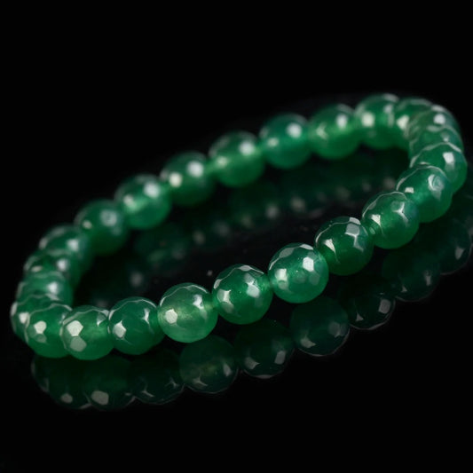 Emeralds Jades Bead Bracelet-Promote Calmness and Protection