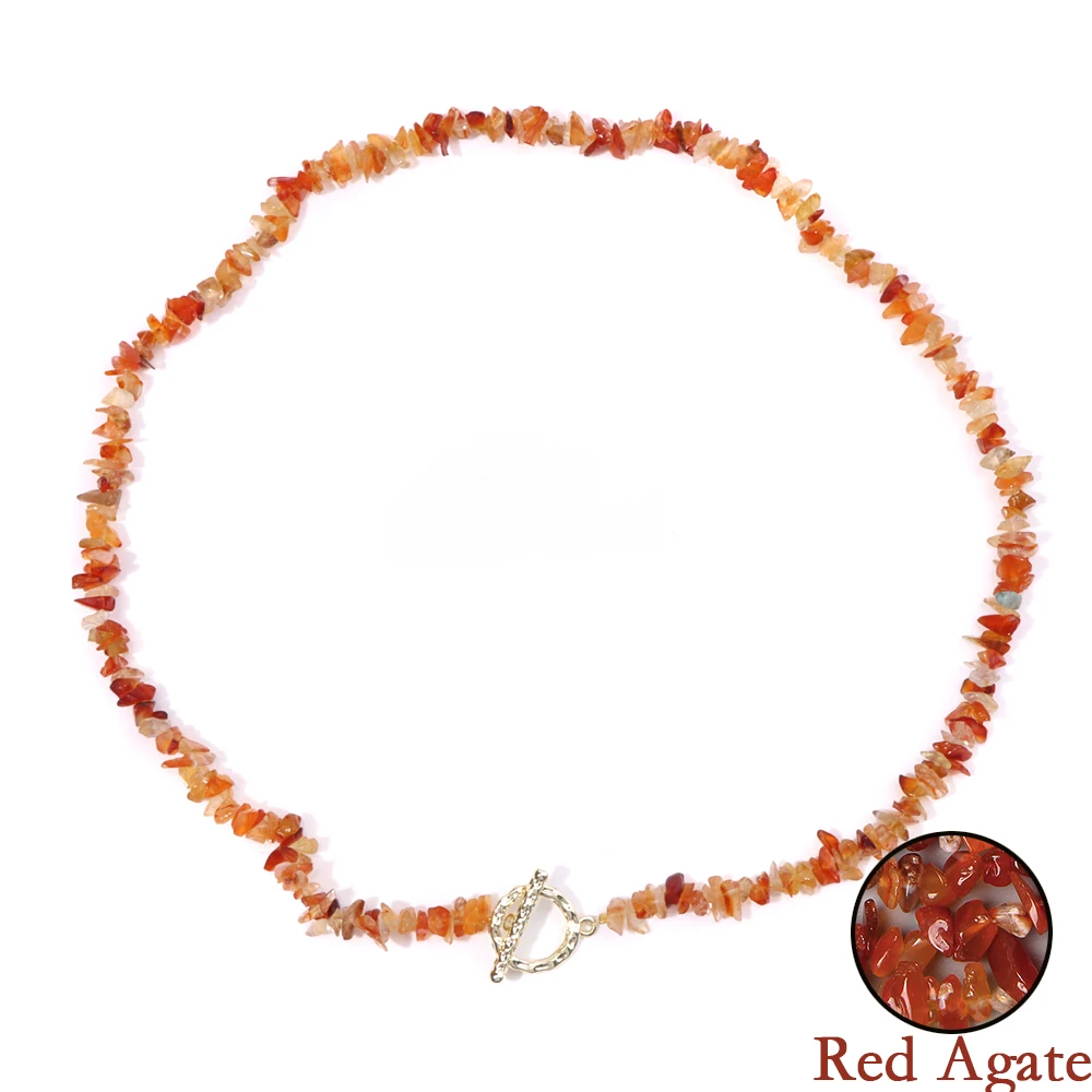 Red Agate Stone Necklace-Power&Strength - ourlovejewelry