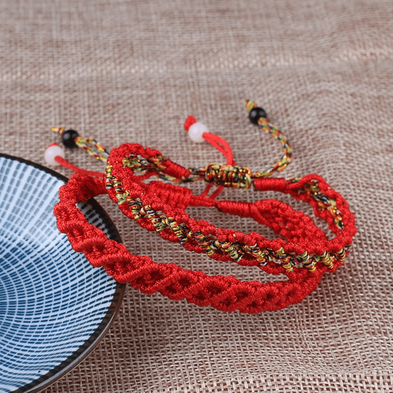 Handmade Lucky Red String Bracelet Adjustable - ourlovejewelry