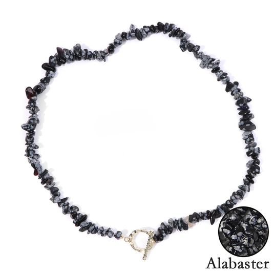 Alabaster Stone Necklace-Attract Creativity&inspiration