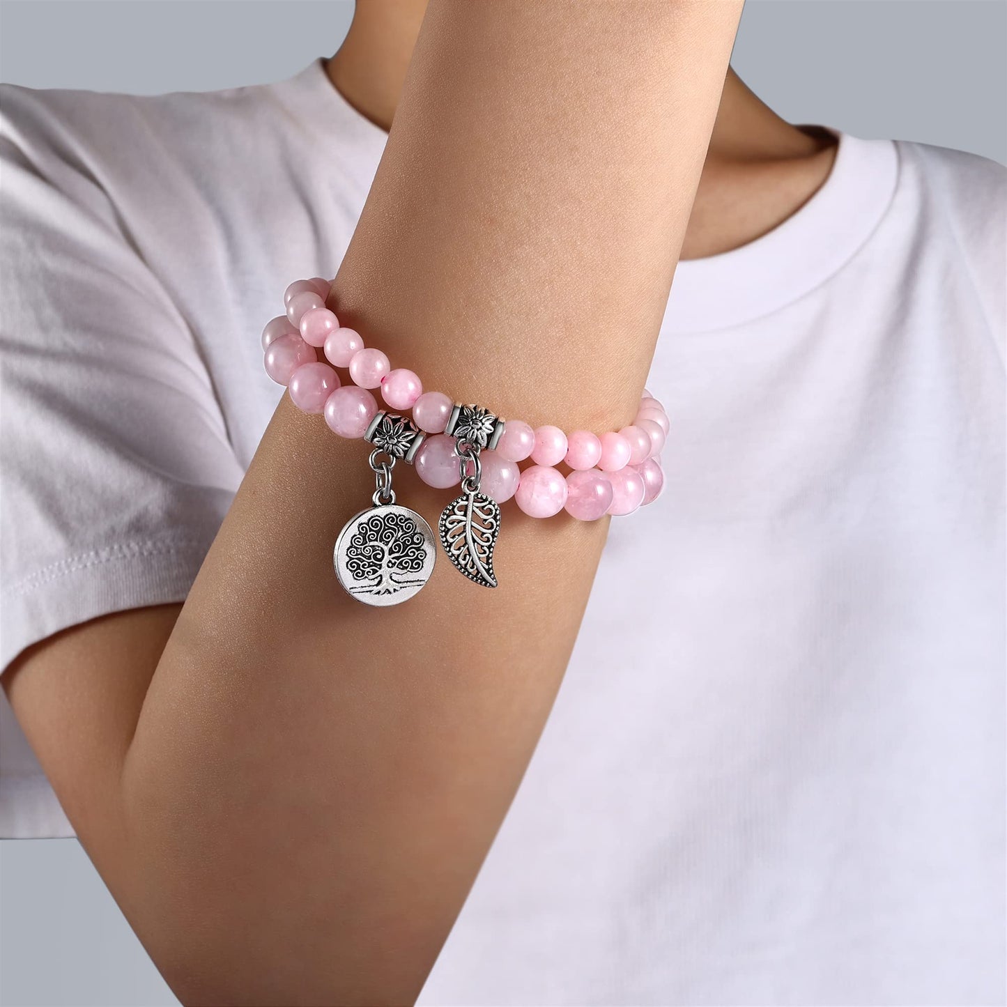 Rose Quartz Crystal Healing Bracelets - ourlovejewelry