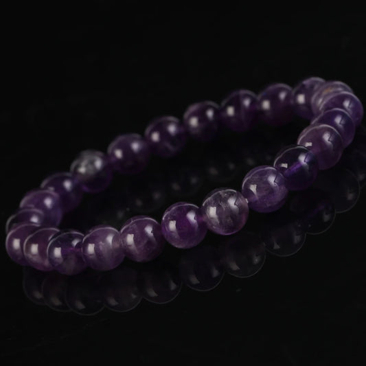 Natural Amethyst Stone Bracelet-Boost Spiritual Harmony